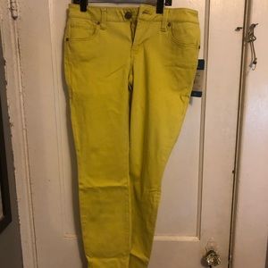 Yellow CAbi pants brand new